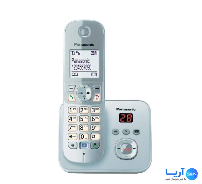 قیمت و خرید گوشی تلفن بی سیم پاناسونیک KX-TG6721 | فروشگاه آریا